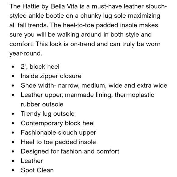 BN with Macy's Box Bella Vita Taupe Slough Leather Ankle Bootie. Size 7 - Picture 10 of 10